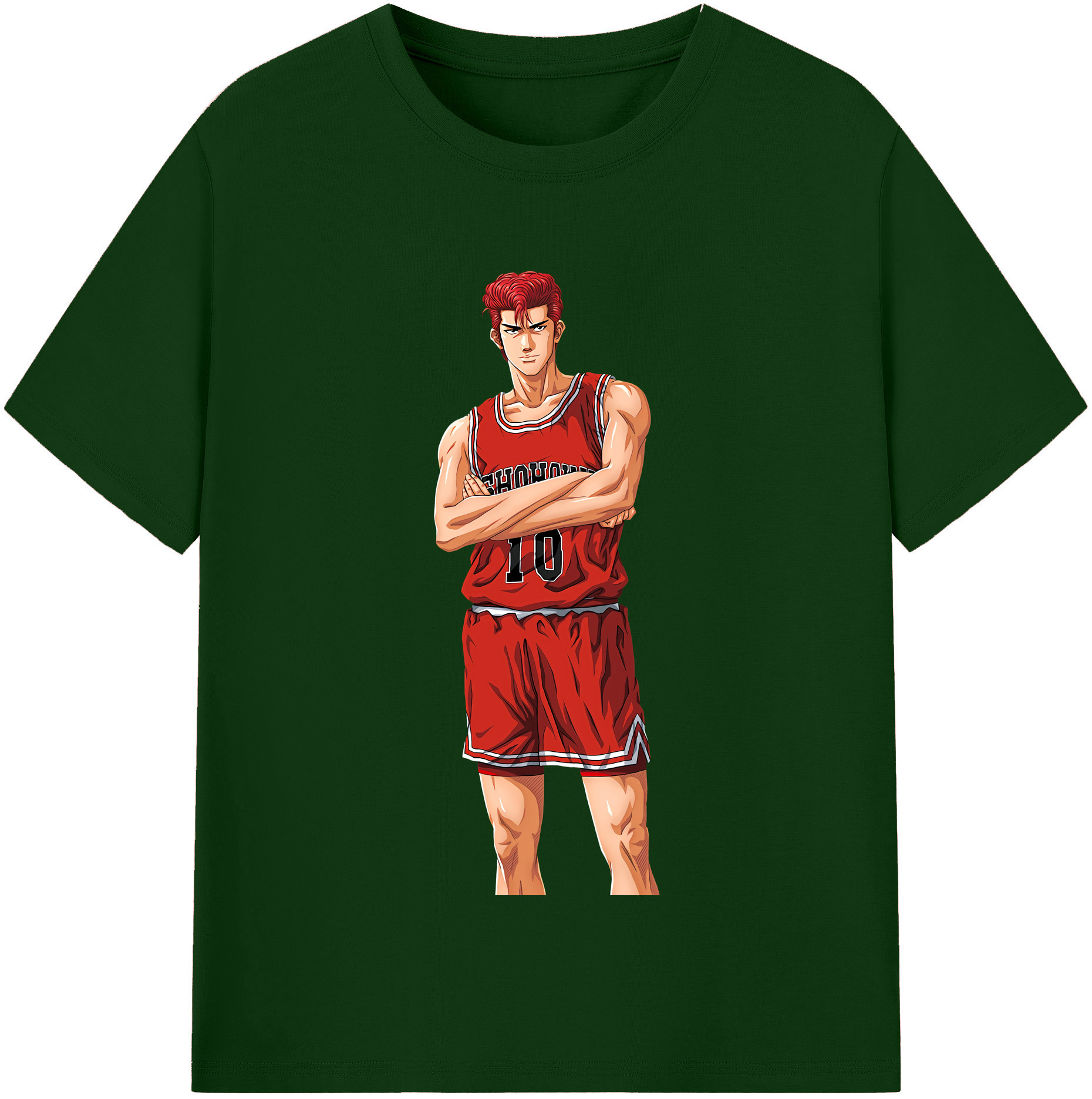 SLAM DUNK／スラムダンク 綿100％半袖Tシャツ（フロントプリント）